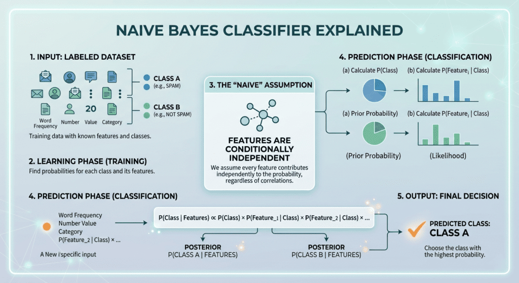 NAIVE BAYES CLASSIFIER EXPLAINED
